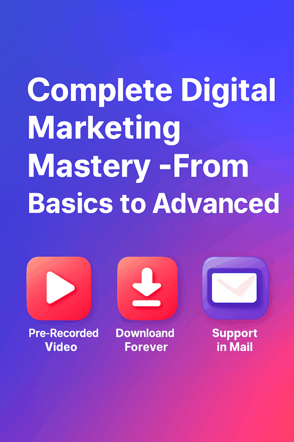 📢 Digital Marketing Course