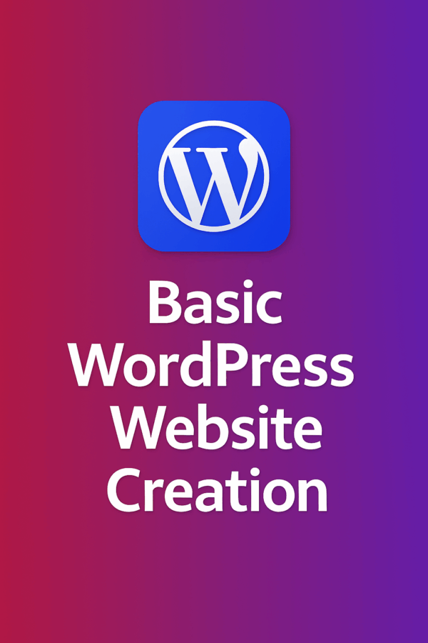 🌐 Basic WordPress Website Creation